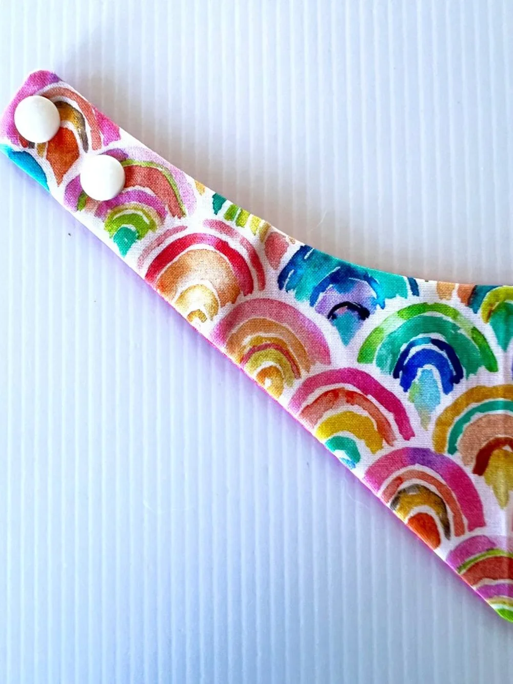 NWT Rainbow Bandana- Reversable 2 sizes - for Cats